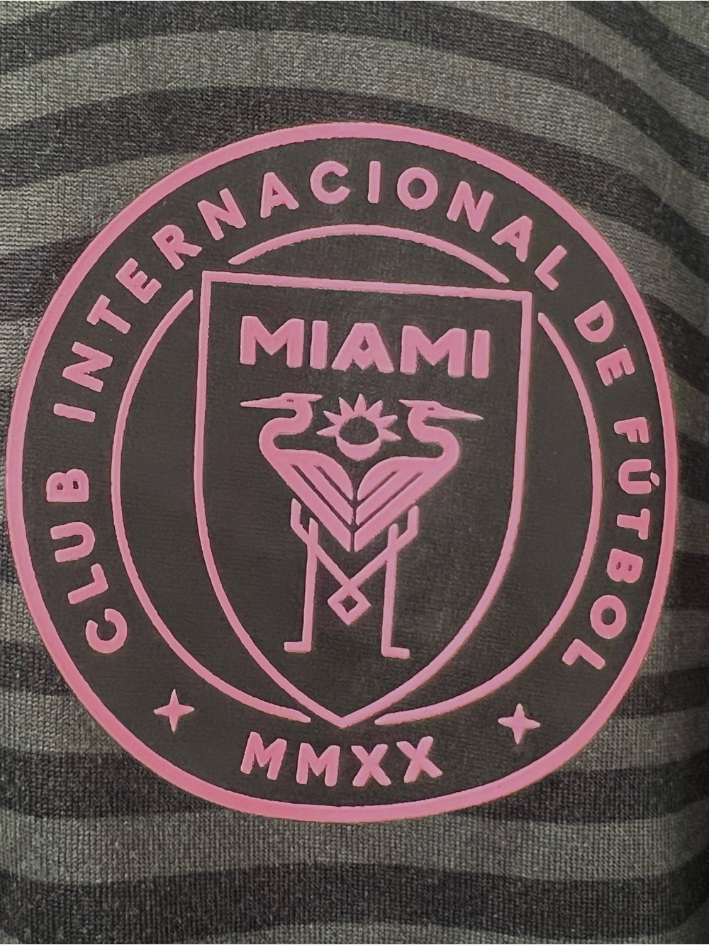 Adidas Youth Lionel Messi Inter Miami CF Fan Jersey Black and Pink Performance T - Picture 4 of 10